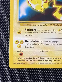 Pikachu Movie Promo WOTC 4 Black Star Promo Pokemon Card LP/NM - Image 5