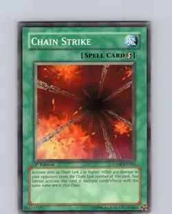 Yu-Gi-Oh TCG Chain Strike CDIP-EN043 1st Edition Regular Common Card MP-LP - Image 1