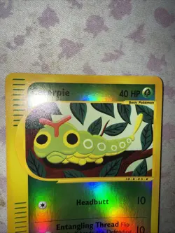 Caterpie 96/165 Holo Reverse Expedition Pokemon E Reader Series Card Vintage HP - Image 4