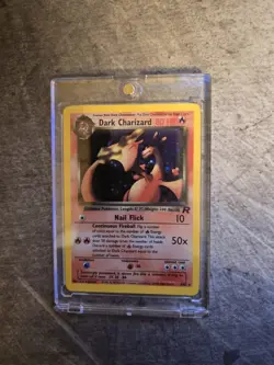 Pokemon TCG Dark Charizard 4/82 Team Rocket Holo Card Ex Condition Ungraded - Image 1