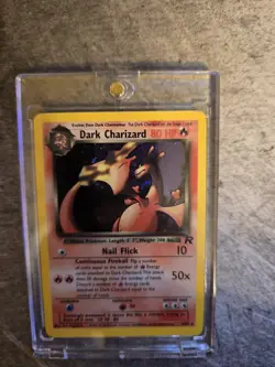 Pokemon TCG Dark Charizard 4/82 Team Rocket Holo Card Ex Condition Ungraded - Image 3