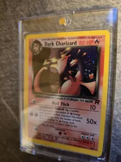 Pokemon TCG Dark Charizard 4/82 Team Rocket Holo Card Ex Condition Ungraded - Image 4