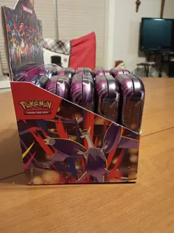 Pokemon Card Tins Lot Of 10 Factory Sealed - Image 4