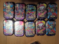 Pokemon Card Tins Lot Of 10 Factory Sealed - Image 5