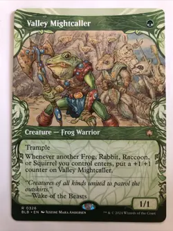 MTG Bloomburrow Valley Mightcaller Showcase 0326 NM Rare - Image 1