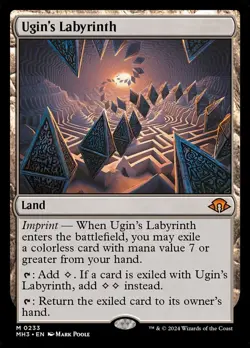 1x Ugin's Labyrinth MH3 #233 - MTG Modern Horizons 3 NM Pack Fresh Singles - Image 1