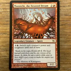 Mannichi, the Fevered Dream Betrayers of Kamigawa Regular - Image 1