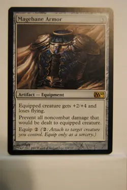 Magic 2010 Core Set M10: Magebane Armor 214/249 NM - Image 1