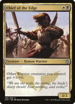 Chief of the Edge [Khans of Tarkir] Moderately Played - Image 1