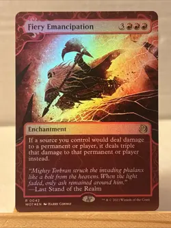 Fiery Emancipation Wilds of Eldraine: Enchanting Tales Foil - Image 1