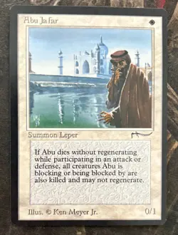 *** ARABIAN NIGHTS Abu Ja'far *** NM-Mint Beauty! - Vintage Magic MtG - Image 1