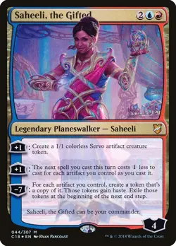 1x Saheeli, the Gifted - Foil NM Eng MTG - Commander 2018 - Image 1