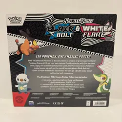 Pokemon TCG Black Bolt & White Flare Unova Poster Collection Box Sealed LOT OF 3 - Image 2