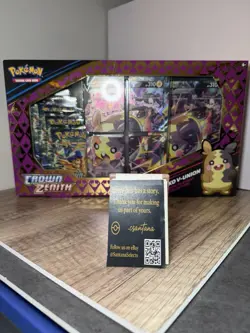 Pokemon TCG Crown Zenith Morpeko V-Union Premium Playmat Collection Box Sealed - Image 1