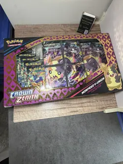 Pokemon TCG Crown Zenith Morpeko V-Union Premium Playmat Collection Box Sealed - Image 4