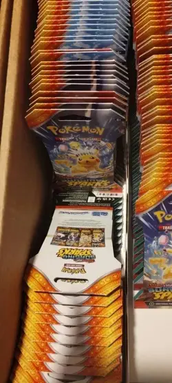 $100 OFF - 100 x Pokemon TCG Scarlet & Violet SURGING SPARKS Blister Pack - Image 1