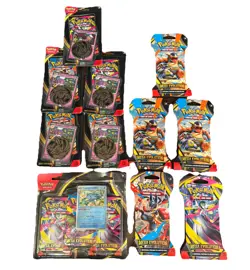 Pokemon Mega Evolutions BUNDLE- 3 Pack Blister, 5 Booster Packs, 5 Blister Promo - Image 2