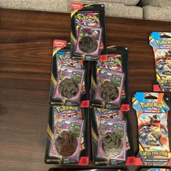 Pokemon Mega Evolutions BUNDLE- 3 Pack Blister, 5 Booster Packs, 5 Blister Promo - Image 5