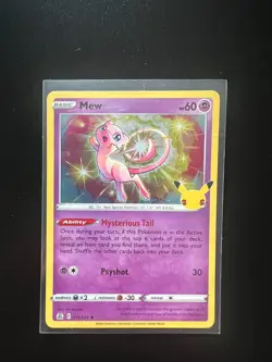 Pokemon Celebrations Mew 011/025 25th Anniversary (Near Mint) - Image 1