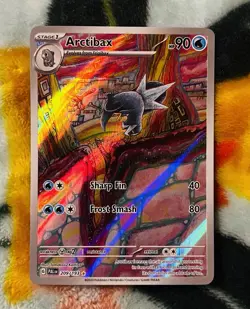 Pokemon TCG Arctibax 209/193 Paldea Evolved Illustration Rare Mint Condition - Image 1