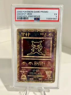 2000 POKEMON GAME MOVIE POKEMON 2000 MOVIE ANCIENT MEW PSA 5 - Image 2