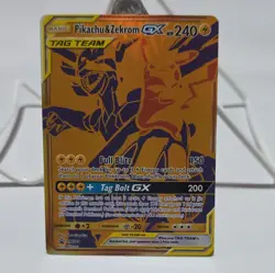 Pikachu & Zekrom GX SM248 Tag Team Pokemon Black Star Promo Near Mint - Image 1