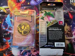 Pokemon Rayquaza V Battle Deck Opened Complete - Image 2
