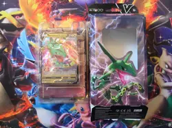 Pokemon Rayquaza V Battle Deck Opened Complete - Image 3