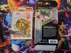 Pokemon Rayquaza V Battle Deck Opened Complete - Image 4