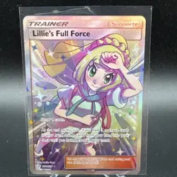 Pokemon Lillie's Full Force 230/236 Sun & Moon Cosmic Eclipse Holo Rare TCG - NM - Image 1