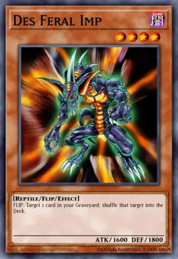 Des Feral Imp - DCR-EN014 Rare | Yu-Gi-Oh! Card - Image 1