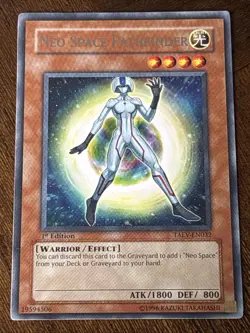 Yu-Gi-Oh! Neo Space Pathfinder TAEV-EN032 Tactical Evolution 1st Edition Rare LP - Image 1