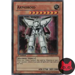 Yugioh Armoroid CRMS-EN099 Super Rare 1st Edition NM - Image 1