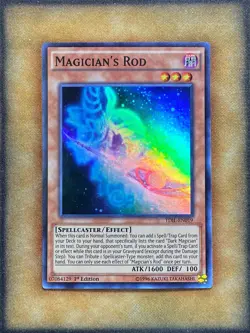Yugioh Magician's Rod TDIL-EN019 Super Rare 1st Ed NM - Image 1