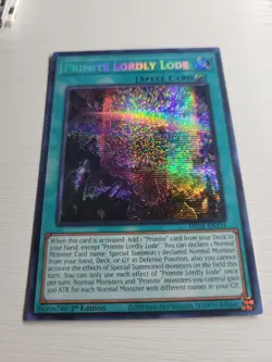 Primate Lordly Lode MP25-EN114 1st Ed Prismatic Secret Rare NM Yugioh - Image 2