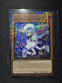Yugioh! TCG - LiveTwin Lil-la - Quarter Century Secret Rare - RA04-EN036 - Image 1