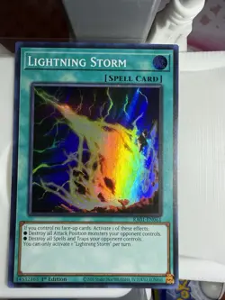 Lightning Storm Super Rare, RA01-EN061 NM Yugioh! - Image 1