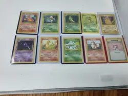 10x Pokemon Cards - Base Set Lot LP to MP Condition - Image 1