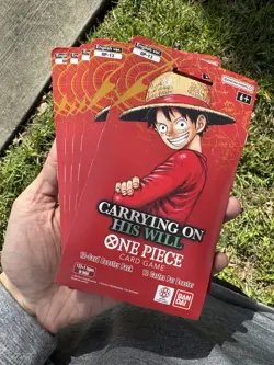 Bandai One Piece Card Game Carrying On His Will OP-13 Booster Pack (Set of 5) - Image 1