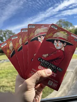 Bandai One Piece Card Game Carrying On His Will OP-13 Booster Pack (Set of 5) - Image 2