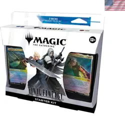Final Fantasy Themed Magic: The Gathering Starter Kit - 2 Decks with Rare Cards - Image 1
