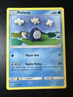 Poliwag 30/149 Sun & Moon Base Set Pokemon TCG English Common Card - Image 1