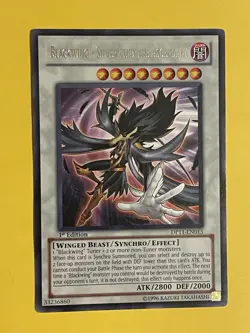 Blackwing Silverwind the Ascendant DP11-EN015 1st Edition Rare YuGiOh Card Nm/M - Image 1