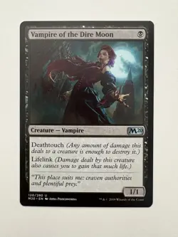 Vampire of the Dire Moon MTG Magic the Gathering Card NM Near Mint M20 - Image 1