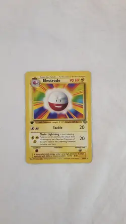 Pokemon TCG Electrode 18/64 Jungle 1st Edition Non-Holo Rare Card - Image 1