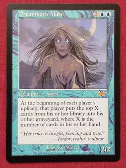 Magic The Gathering LEGIONS DREAMBORN MUSE blue card MTG - Image 1