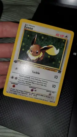1st Edition Eevee 55/82 - Team Rocket - Pokemon Card - Near Mint (NM) - Image 3