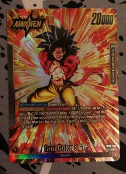 Son Goku : GT Leader Alt Art L FB03-104 Dragon Ball Super Fusion World Eng Card - Image 1