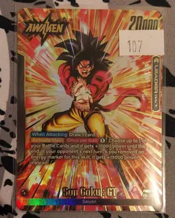 Son Goku : GT Leader Alt Art L FB03-104 Dragon Ball Super Fusion World Eng Card - Image 3