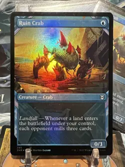 MTG | Ruin Crab (Showcase) [Zendikar Rising] ✨FOIL✨ - Image 1